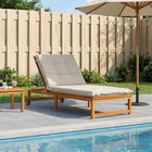 Ligkussen 190x80x9 cm wit polyester