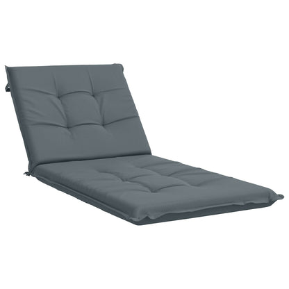Ligstoel Kussen GEMERT 100% Polyester Blauw 190 x 80 x 9 cm