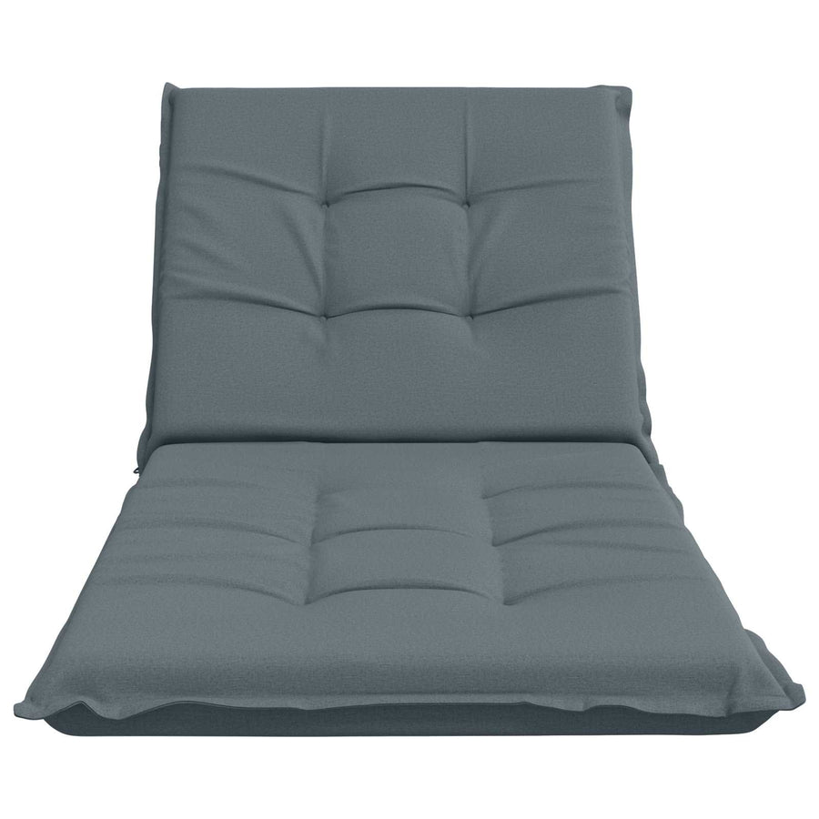 Ligstoel Kussen GEMERT 100% Polyester Blauw 190 x 80 x 9 cm