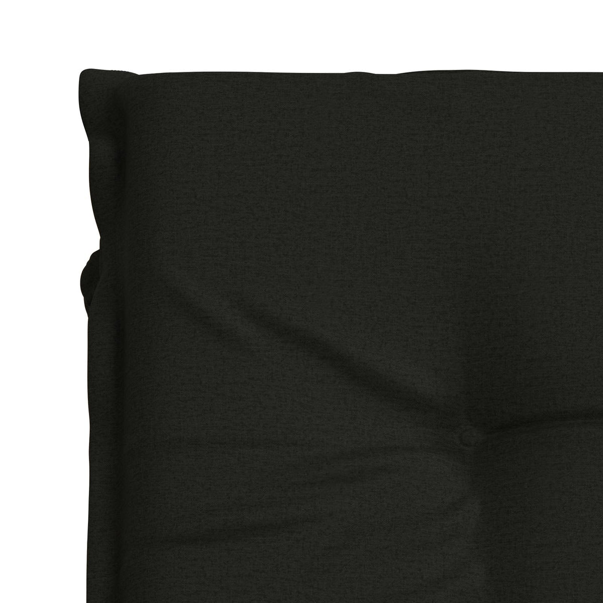 Ligstoel Kussen GEMERT 100% Polyester Zwart 190 x 80 x 9 cm