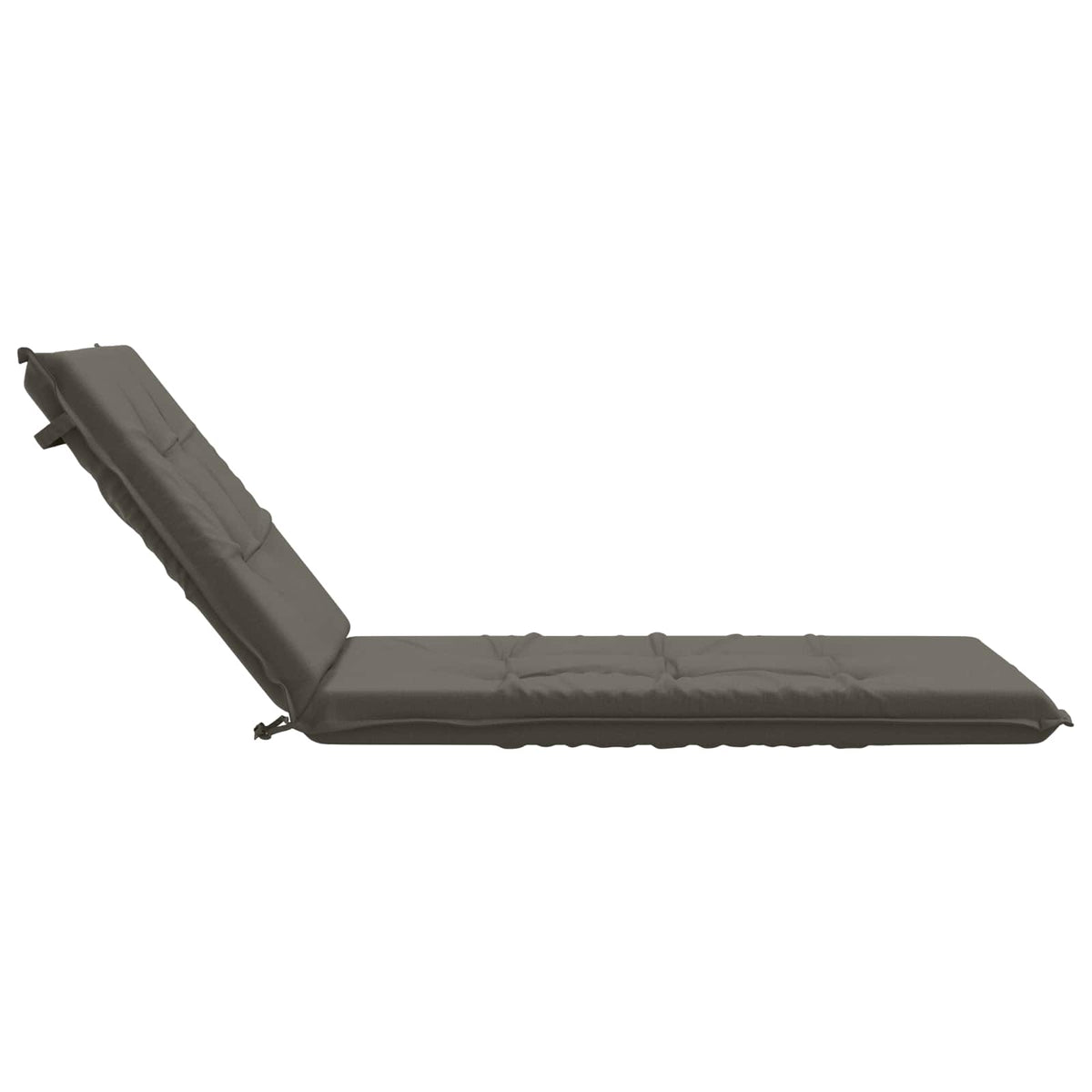 Ligstoel Kussen GEMERT 100% Polyester Grijs 190 x 80 x 9 cm