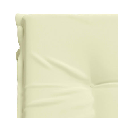 Ligstoel Kussen GEMERT 100% Polyester Crèmekleurig