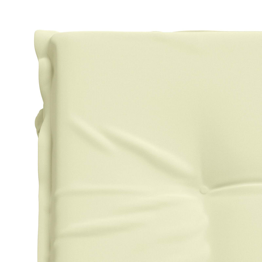 Ligstoel Kussen GEMERT 100% Polyester Crèmekleurig