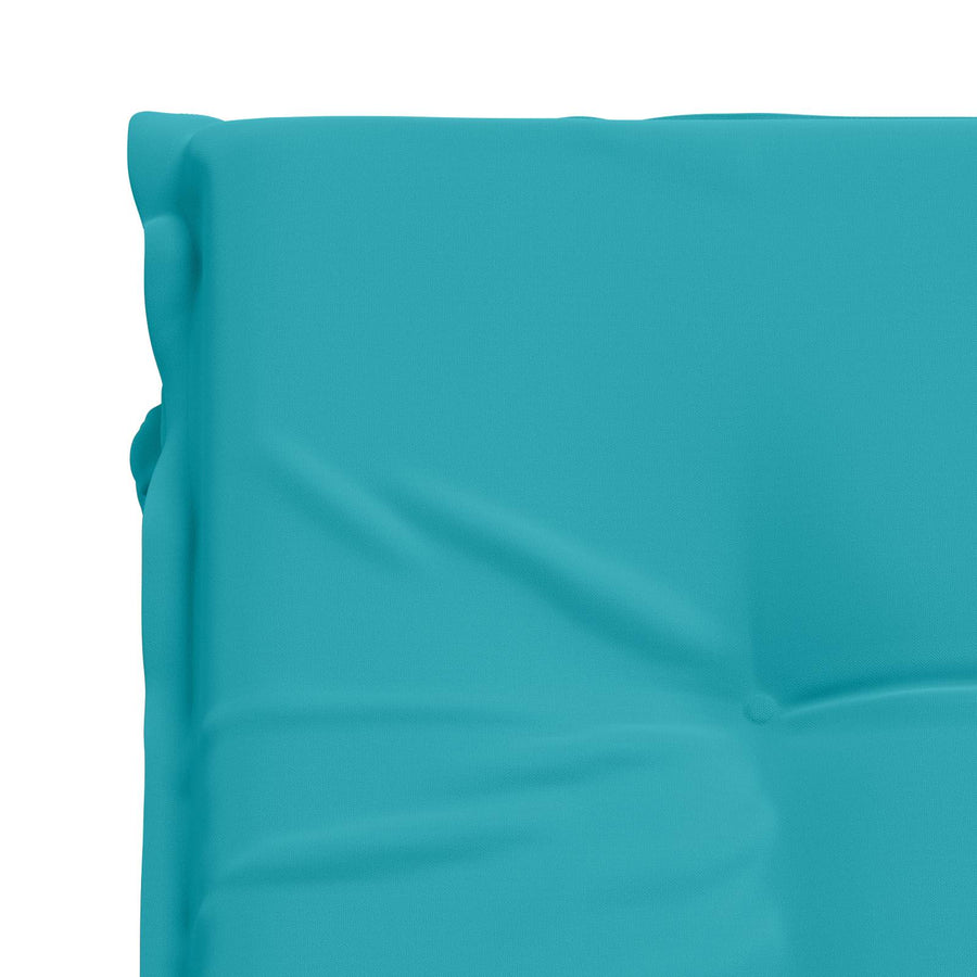 Ligstoel Kussen GEMERT 100% Polyester Turquoise 190 x 80 x 9 cm