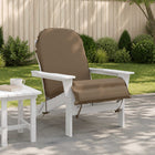 Loungerkussen 55x135x6 cm polyester taupe