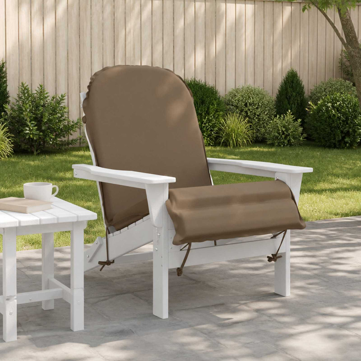 Zon Loungerkussen GEMERT 100% Polyester Taupe 55 x 135 x 6 cm