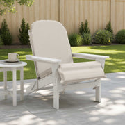 Loungerkussen 55x135x6 cm wit polyester