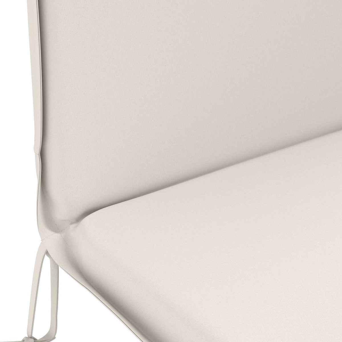 Zon Loungerkussen GEMERT 100% Polyester Wit 55 x 135 x 6 cm