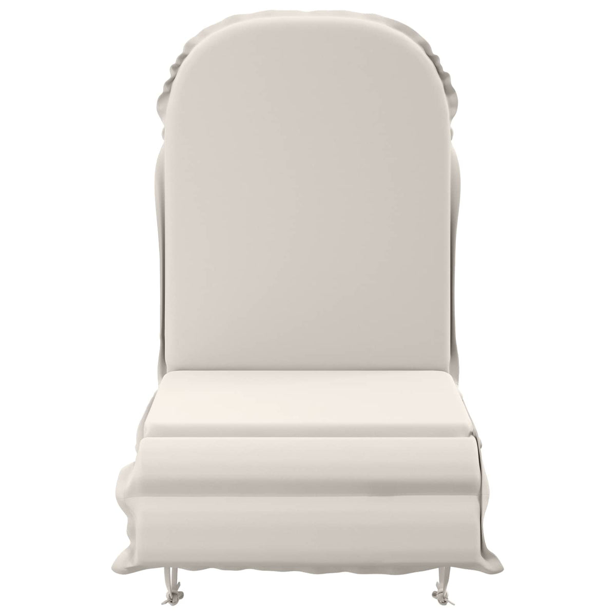 Zon Loungerkussen GEMERT 100% Polyester Wit 55 x 135 x 6 cm