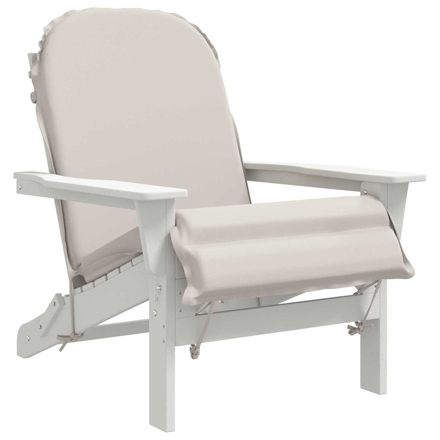 Zon Loungerkussen GEMERT 100% Polyester Wit 55 x 135 x 6 cm
