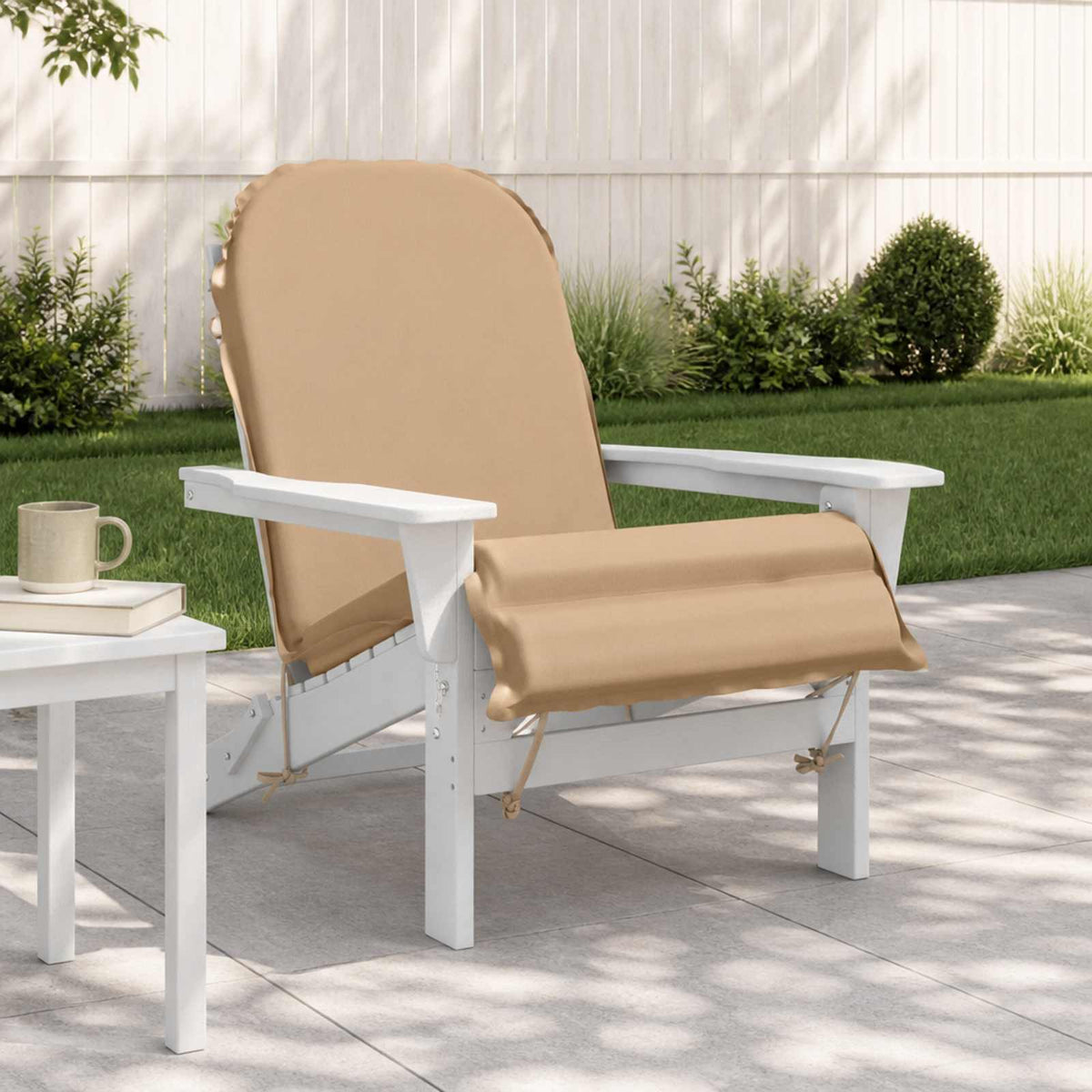 Zon Loungerkussen GEMERT 100% Polyester Zand 55 x 135 x 6 cm