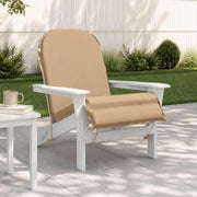 Loungerkussen 55 x 135 x 6 cm zand polyester