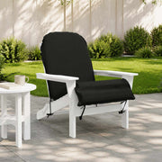Loungerkussen 55x135x6 cm polyester zwart
