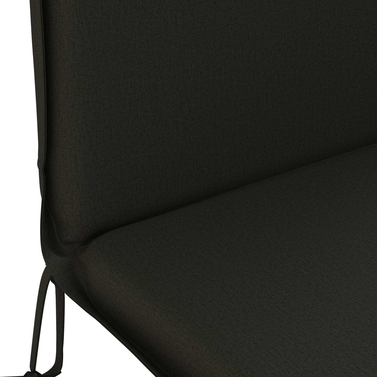 Zon Loungerkussen GEMERT 100% Polyester Zwart 55 x 135 x 6 cm