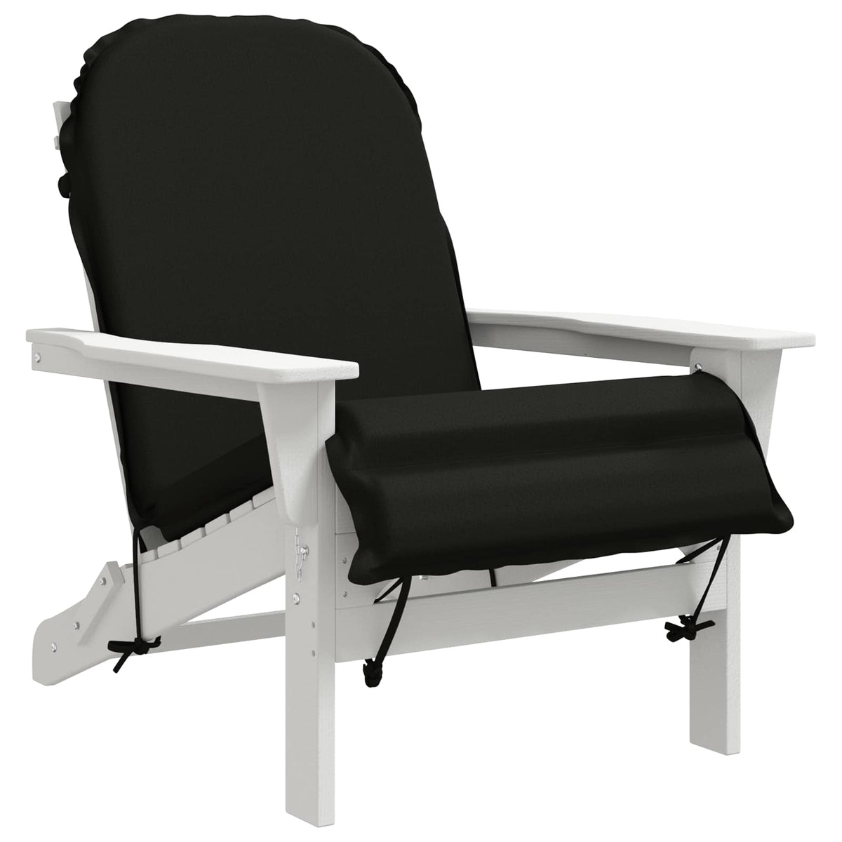 Zon Loungerkussen GEMERT 100% Polyester Zwart 55 x 135 x 6 cm