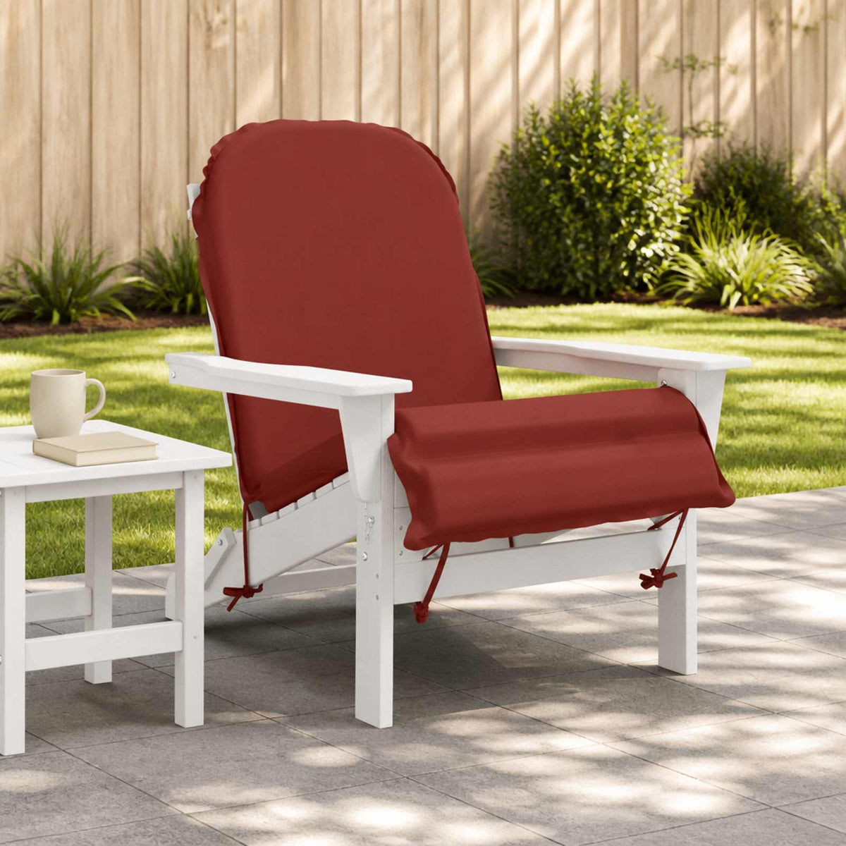 Zon Loungerkussen GEMERT 100% Polyester Rood 55 x 135 x 6 cm