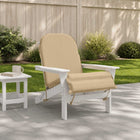 Loungerkussen 55x135x6 cm beige polyester