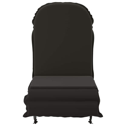 Zon Loungerkussen GEMERT 100% Polyester Zwart 55 x 135 x 6 cm
