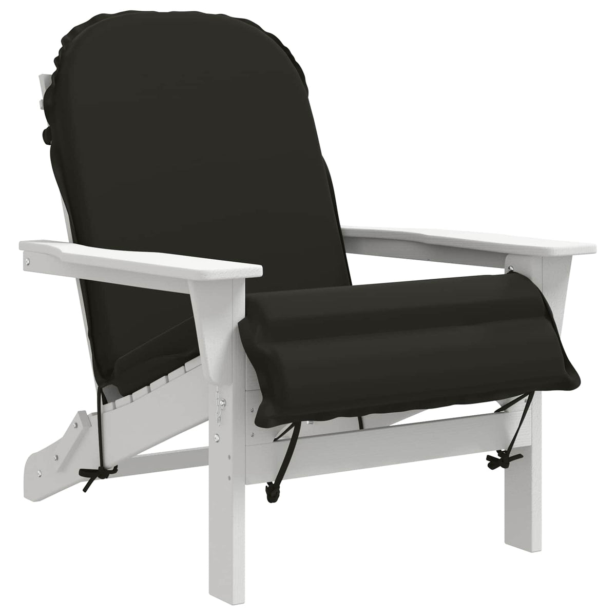 Zon Loungerkussen GEMERT 100% Polyester Zwart 55 x 135 x 6 cm