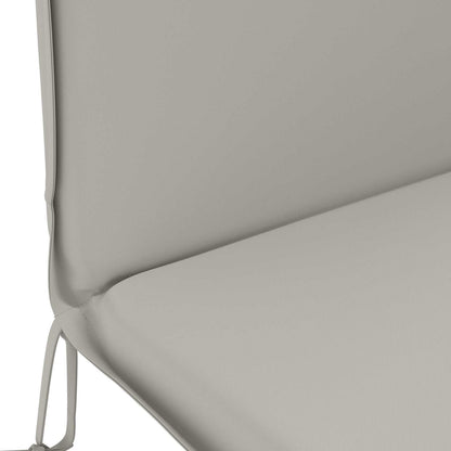 Zon Loungerkussen GEMERT 100% Polyester Grijs 55 x 135 x 6 cm