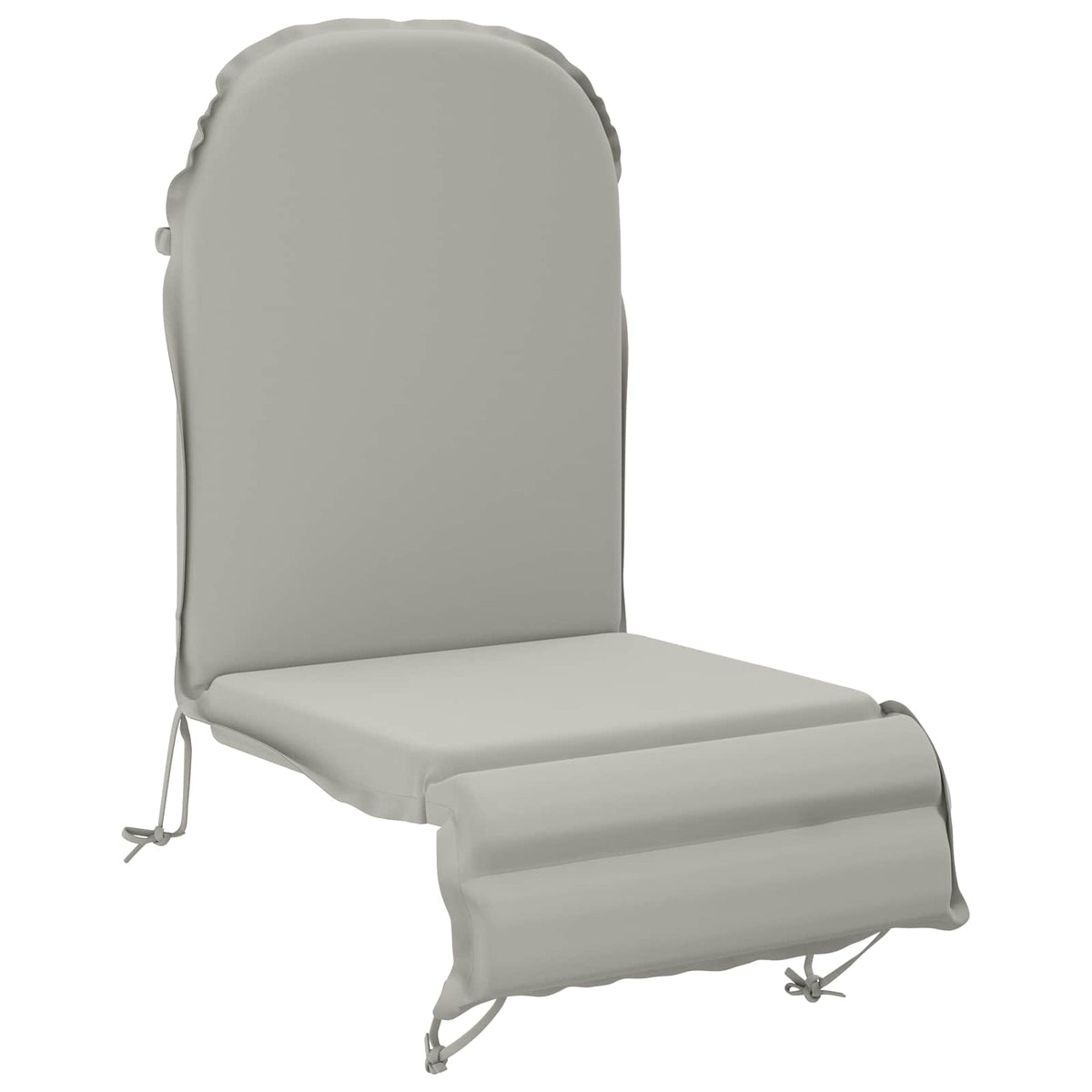 Zon Loungerkussen GEMERT 100% Polyester Grijs 55 x 135 x 6 cm