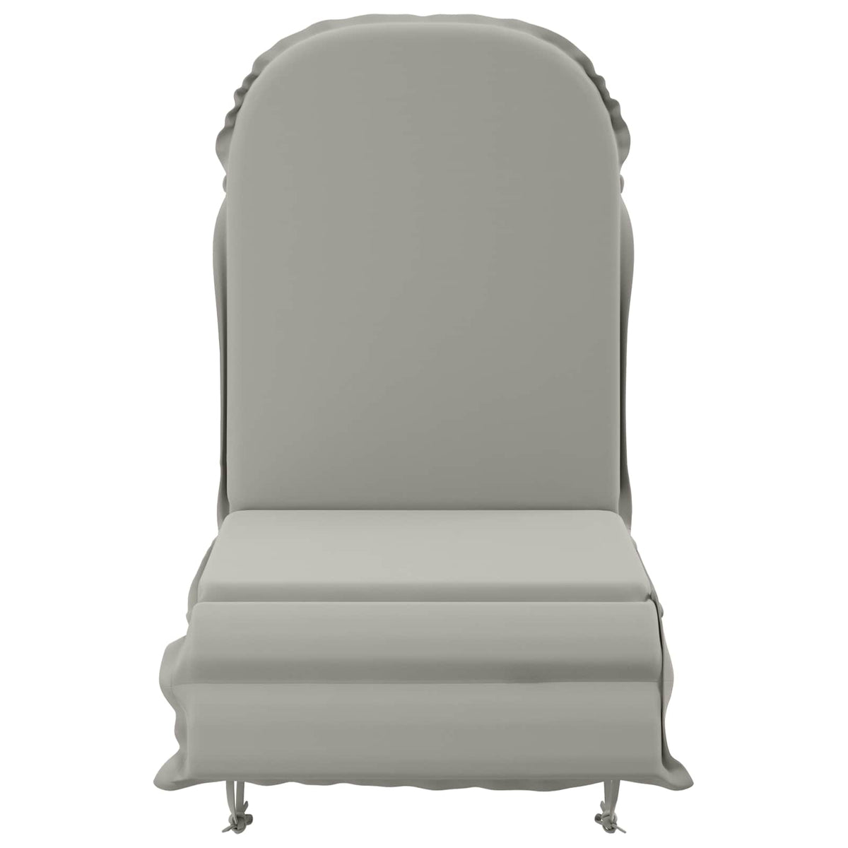 Zon Loungerkussen GEMERT 100% Polyester Grijs 55 x 135 x 6 cm