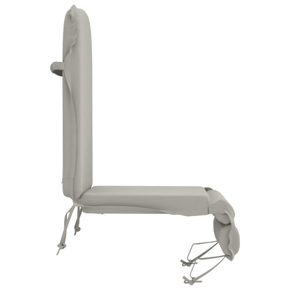 Zon Loungerkussen GEMERT 100% Polyester Grijs 55 x 135 x 6 cm