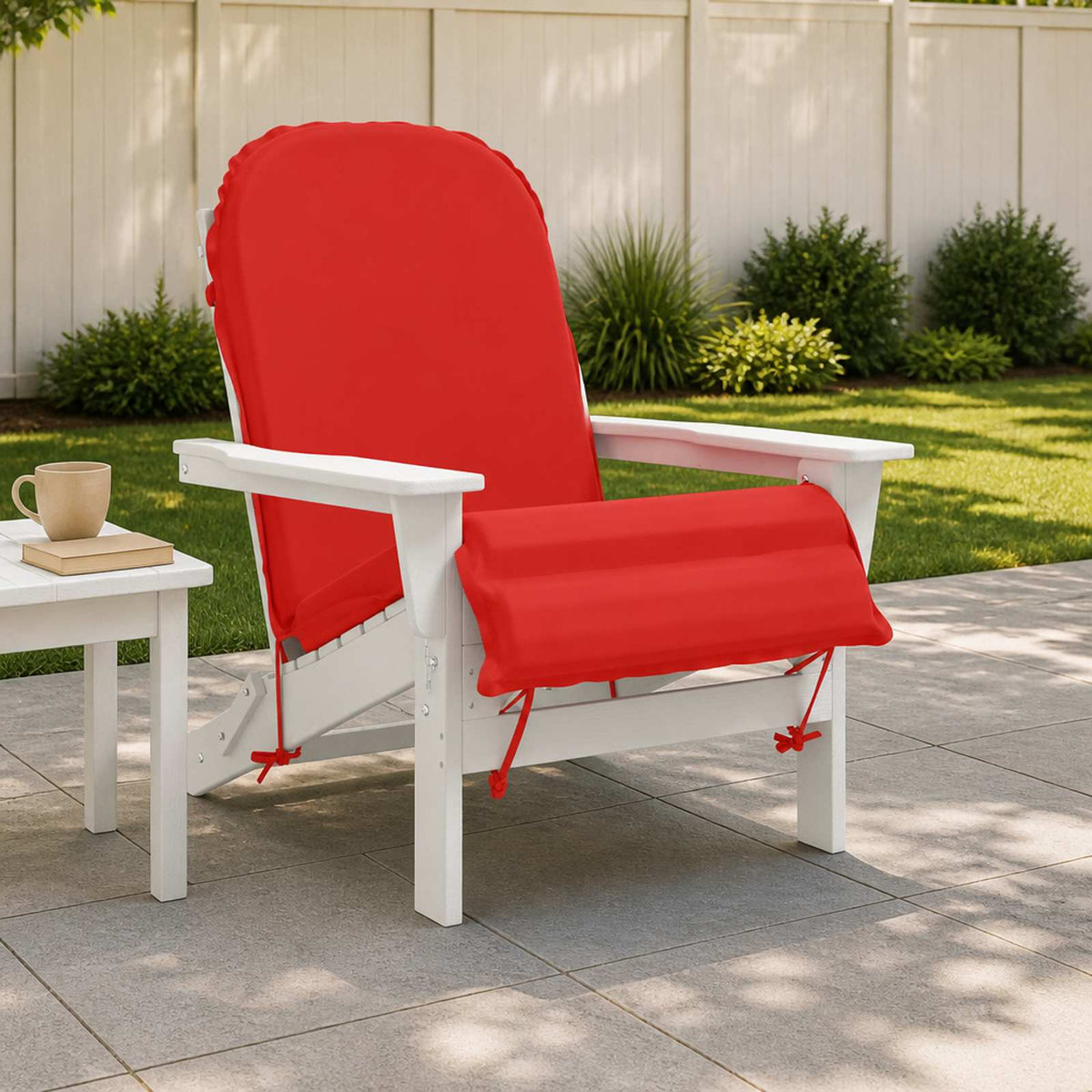 Zon Loungerkussen GEMERT 100% Polyester Rood 55 x 135 x 6 cm