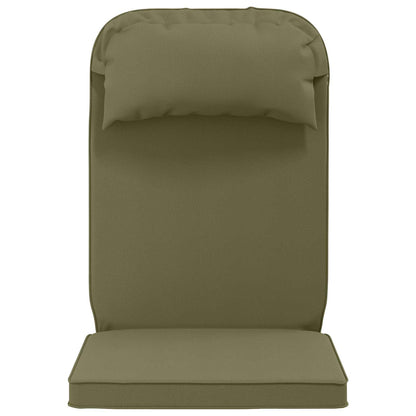 Zon Loungerkussen 100% Polyester Olijfgroen 55 x 124 x 5 cm