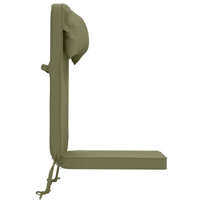 Zon Loungerkussen 100% Polyester Olijfgroen 55 x 124 x 5 cm