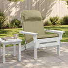 Zon Loungerkussen 100% Polyester Lichtgroen 55 x 124 x 5 cm