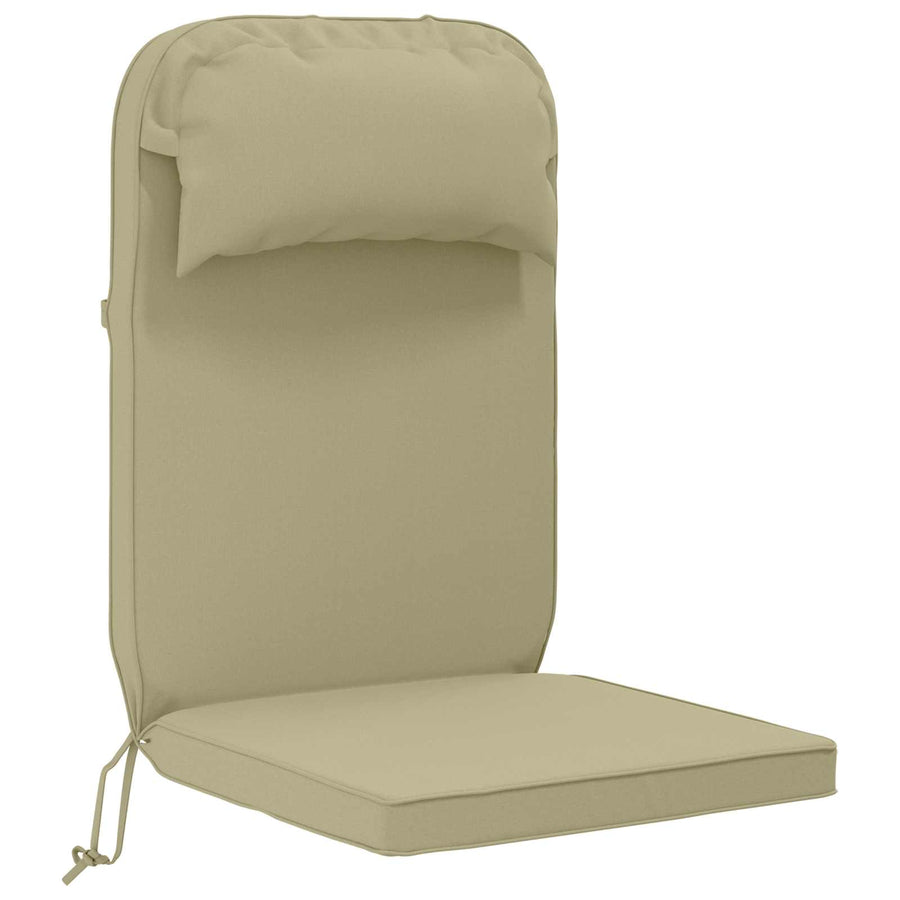 Zon Loungerkussen 100% Polyester Lichtgroen 55 x 124 x 5 cm