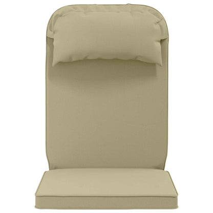 Zon Loungerkussen 100% Polyester Lichtgroen 55 x 124 x 5 cm
