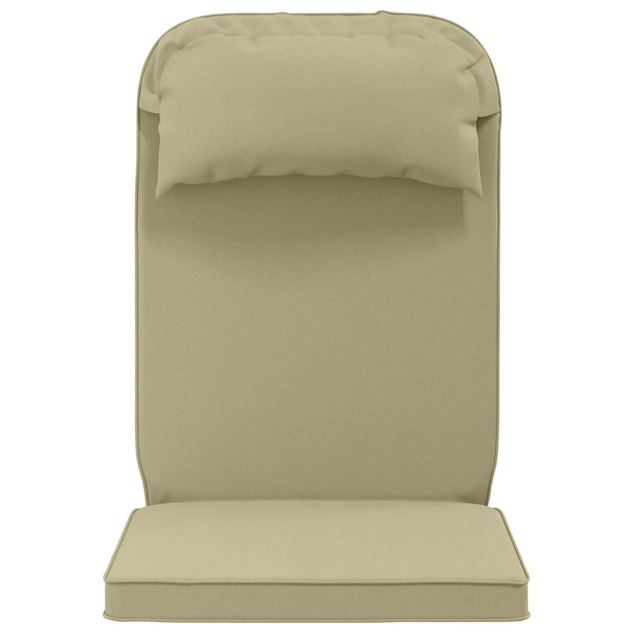Zon Loungerkussen 100% Polyester Lichtgroen 55 x 124 x 5 cm
