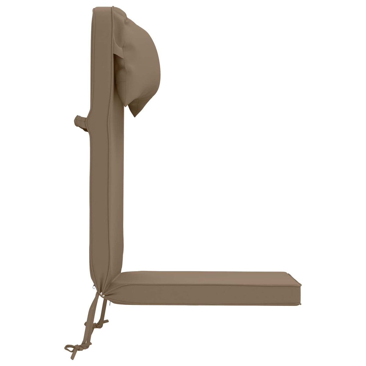 Zon Loungerkussen 100% Polyester Taupe 55 x 124 x 5 cm