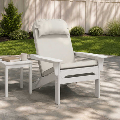 Zon Loungerkussen 100% Polyester Wit 55 x 124 x 5 cm