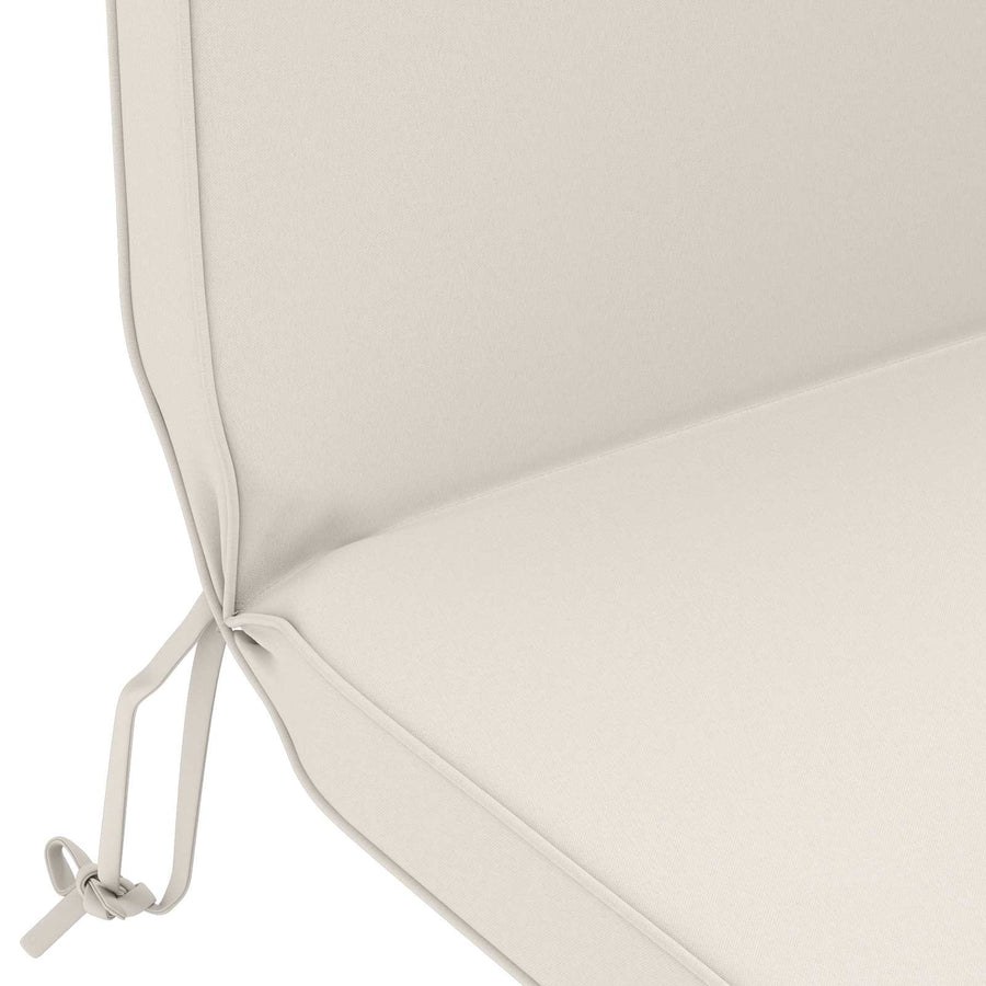 Zon Loungerkussen 100% Polyester Wit 55 x 124 x 5 cm