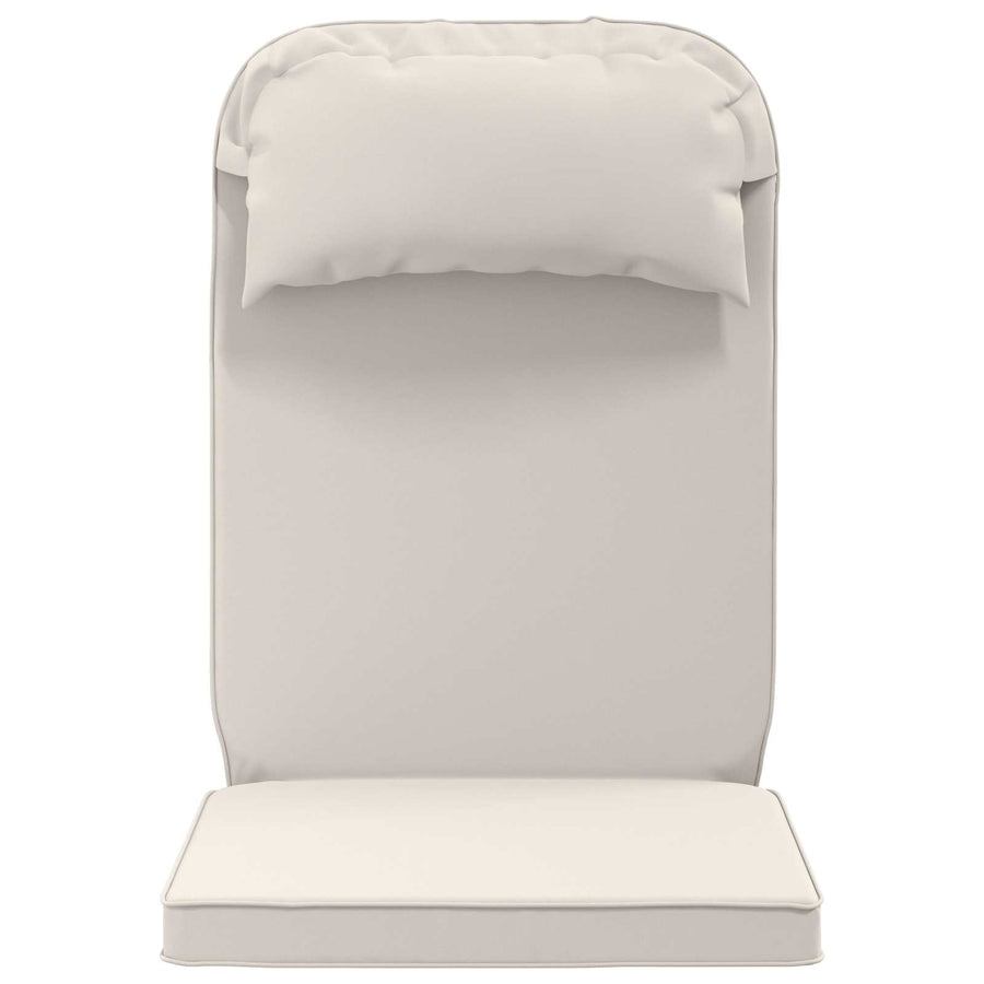 Zon Loungerkussen 100% Polyester Wit 55 x 124 x 5 cm