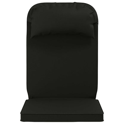 Zon Loungerkussen 100% Polyester Zwart 55 x 124 x 5 cm