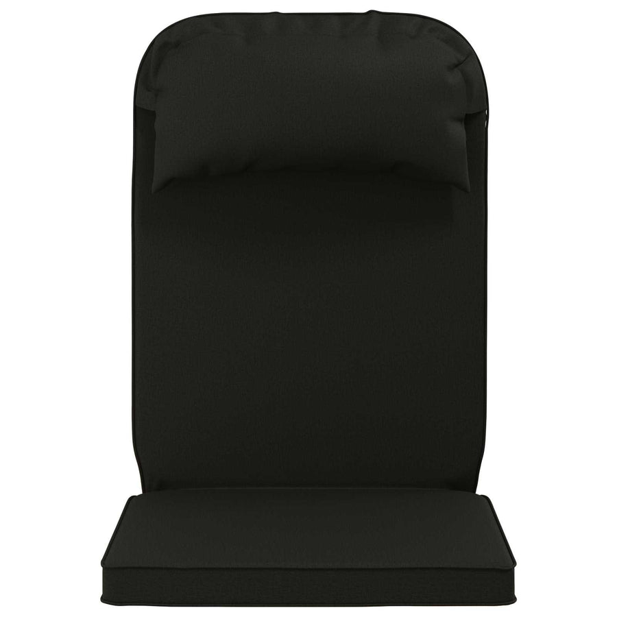 Zon Loungerkussen 100% Polyester Zwart 55 x 124 x 5 cm