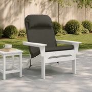 Loungerkussen antraciet 55x124x5 cm