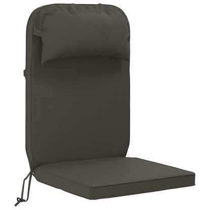 Zon Loungerkussen 100% Polyester Antraciet 55 x 124 x 5 cm