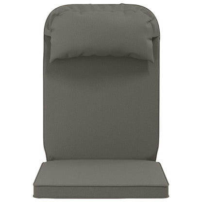 Zon Loungerkussen 100% Polyester Grijs 55 x 124 x 5 cm
