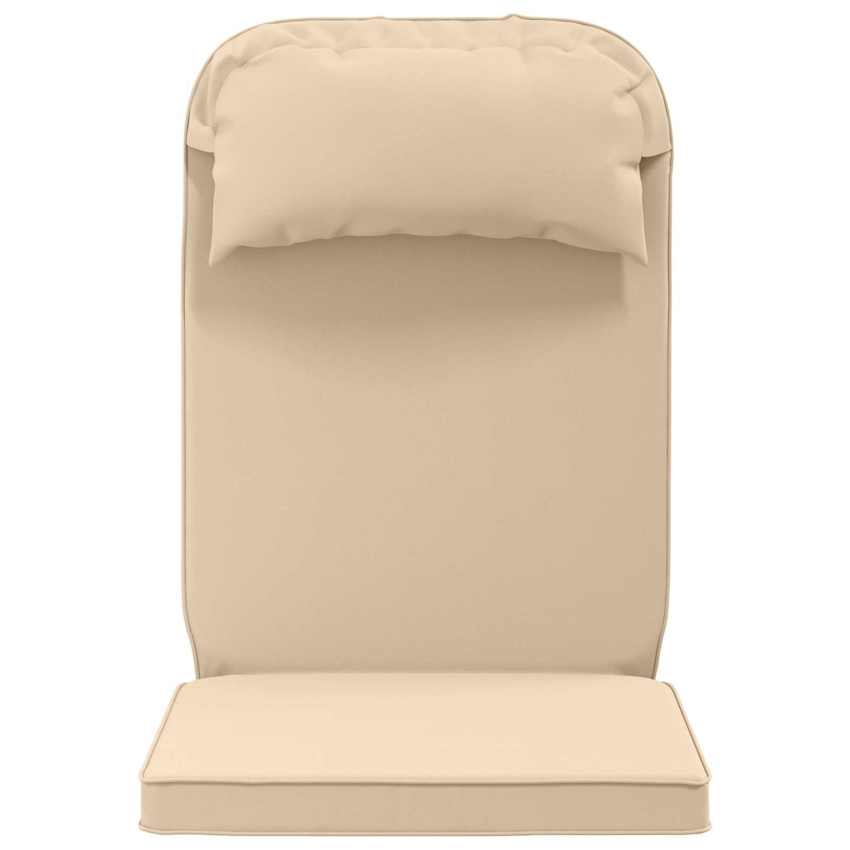 Zon Loungerkussen 100% Polyester Crèmekleurig 55 x 124 x 5 cm