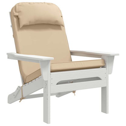 Zon Loungerkussen 100% Polyester Crèmekleurig 55 x 124 x 5 cm