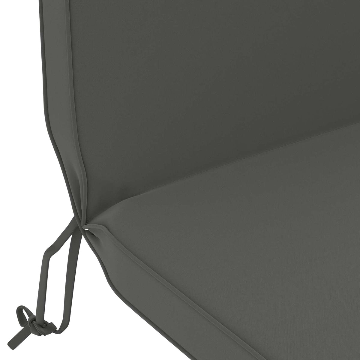 Zon Loungerkussen 100% Polyester Antraciet 55 x 124 x 5 cm