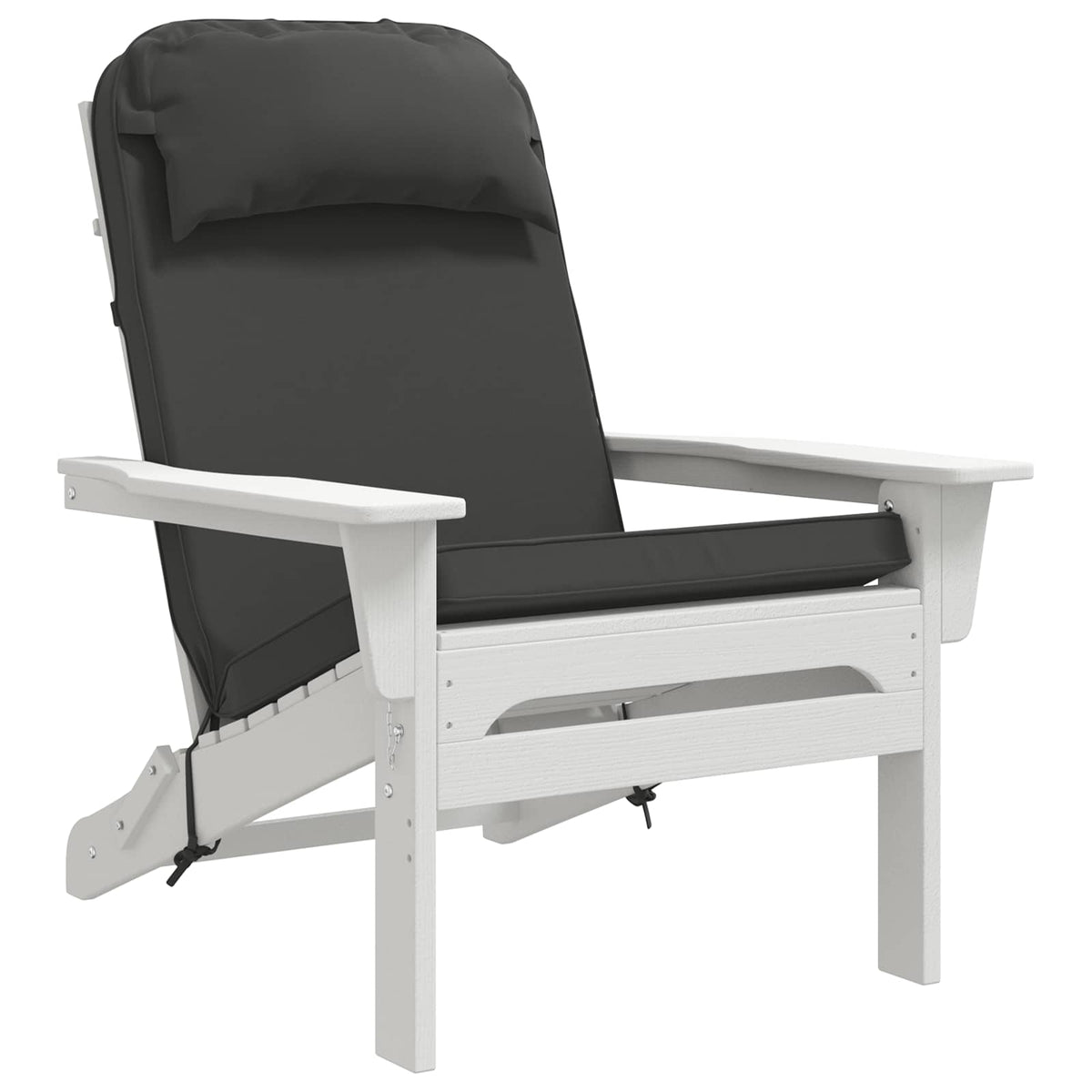 Zon Loungerkussen 100% Polyester Antraciet 55 x 124 x 5 cm