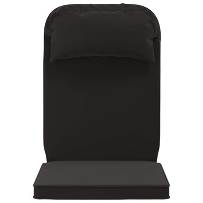 Zon Loungerkussen 100% Polyester Zwart 55 x 124 x 5 cm