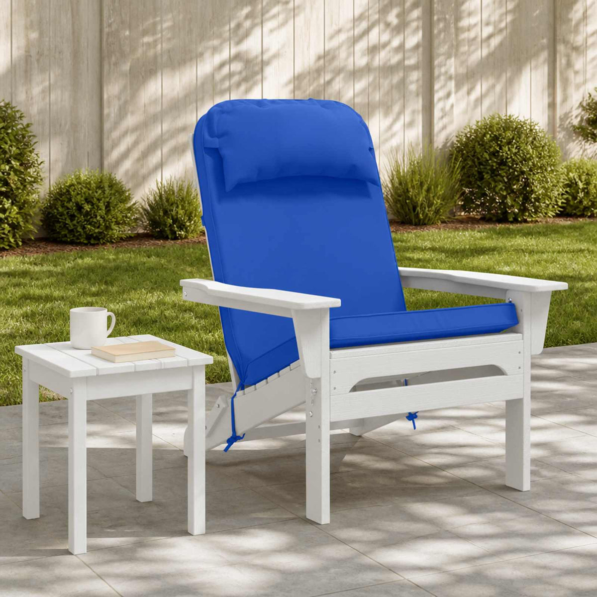 Zon Loungerkussen 100% Polyester Koninklijk Blauw