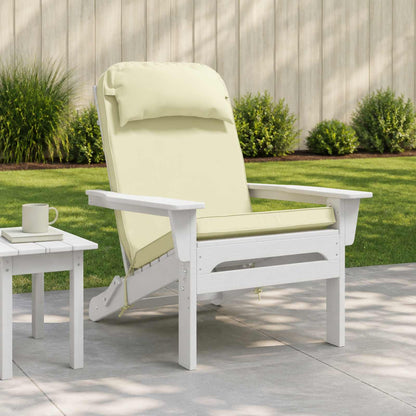 Zon Loungerkussen 100% Polyester Crèmekleurig 55 x 124 x 5 cm